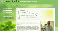 Desktop Screenshot of cedarhillmedical.com